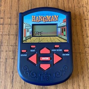🔹🔷🟦 25 year old electronic hand-held Hangman MB